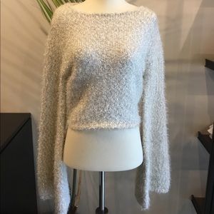 Gorgeous White/Silver Sweater